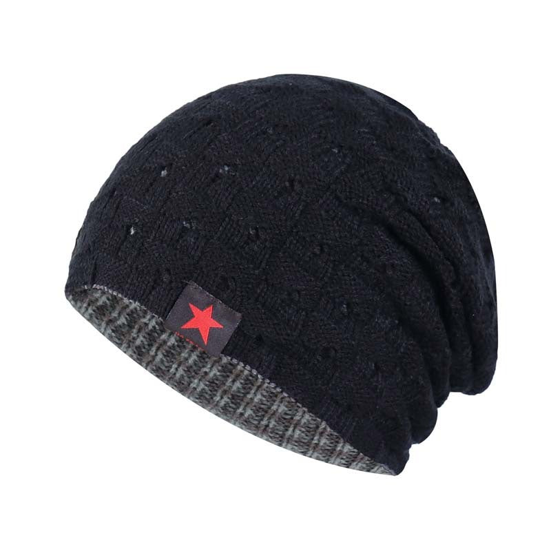 Men And Women Double-sided Warm Woolen Hat