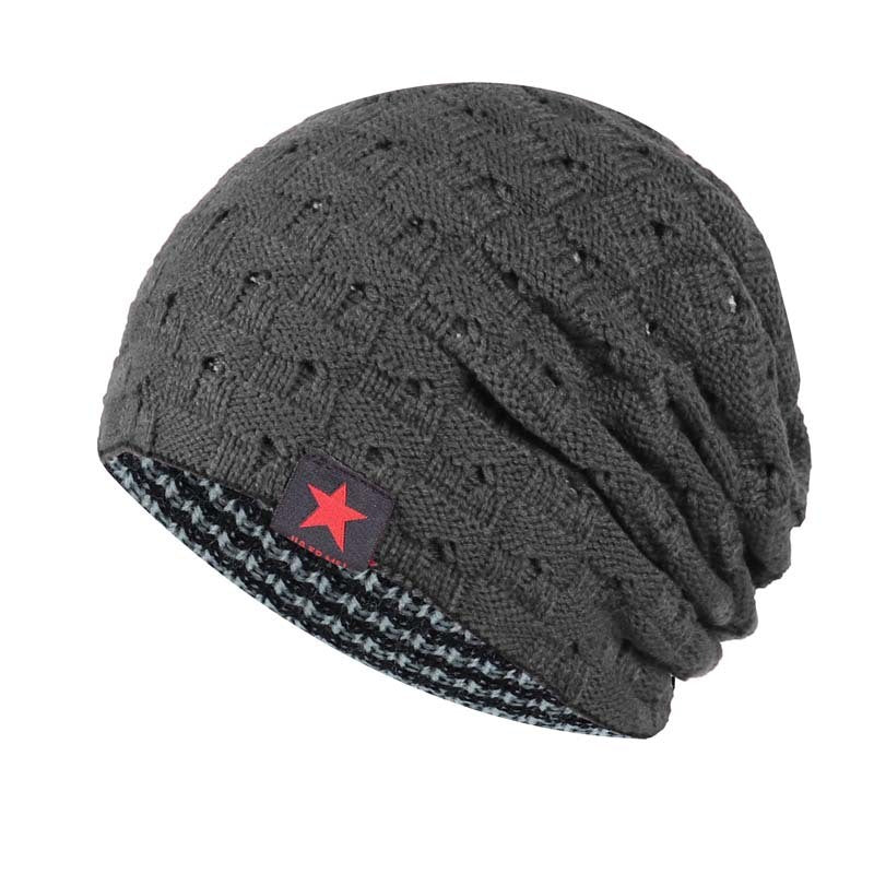 Men And Women Double-sided Warm Woolen Hat