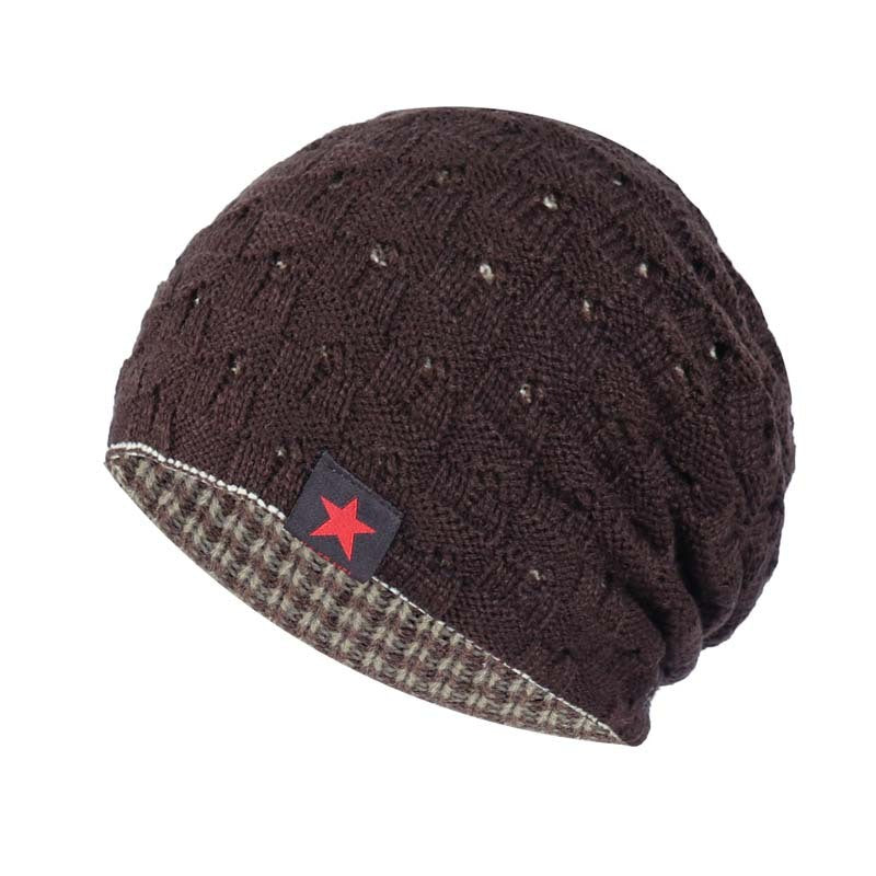 Men And Women Double-sided Warm Woolen Hat