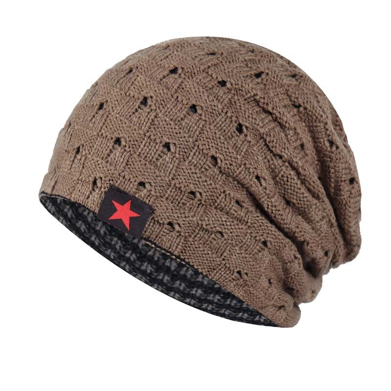 Men And Women Double-sided Warm Woolen Hat