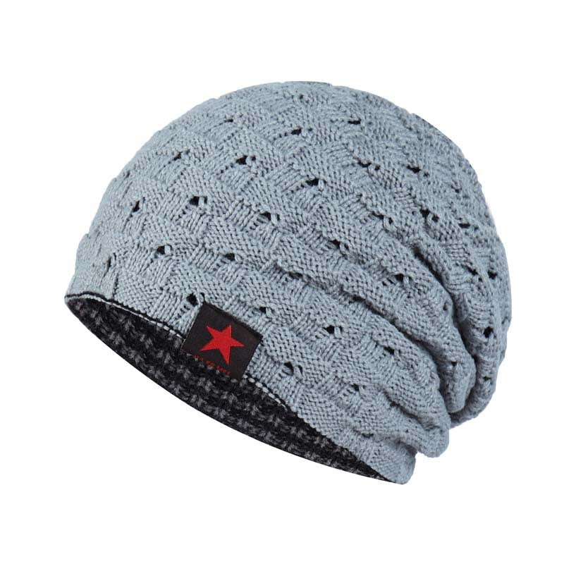 Men And Women Double-sided Warm Woolen Hat